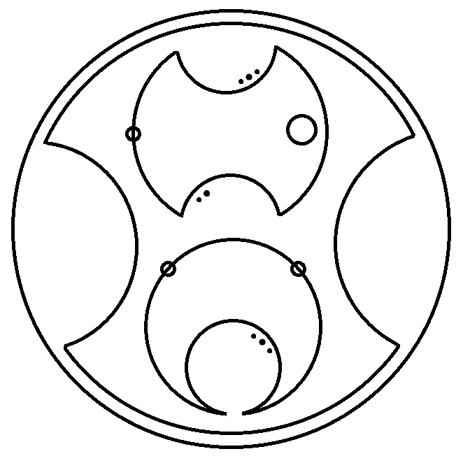 Dee Shore in Gallifreyan