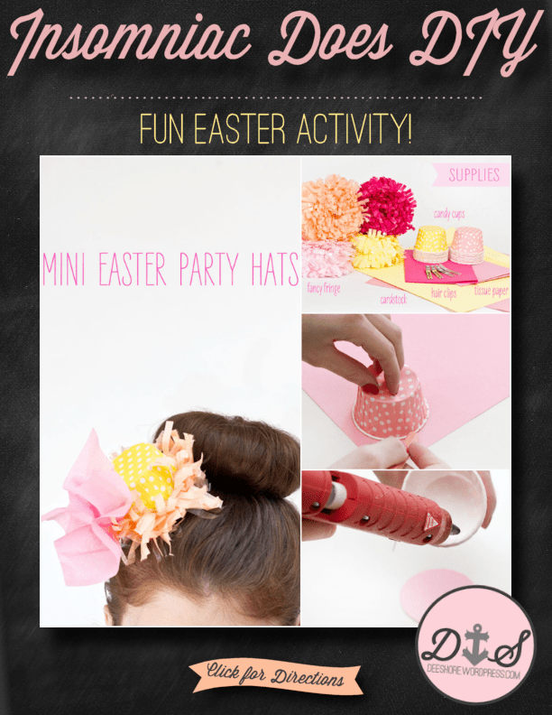 Insomniac Does DIY - Mini Easter Party Hats