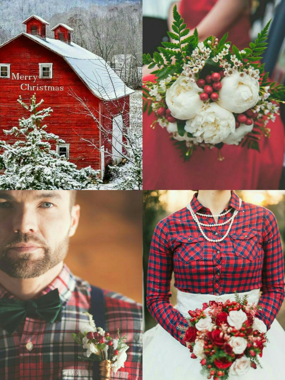 rustic-plaid-christmas-wedding-1